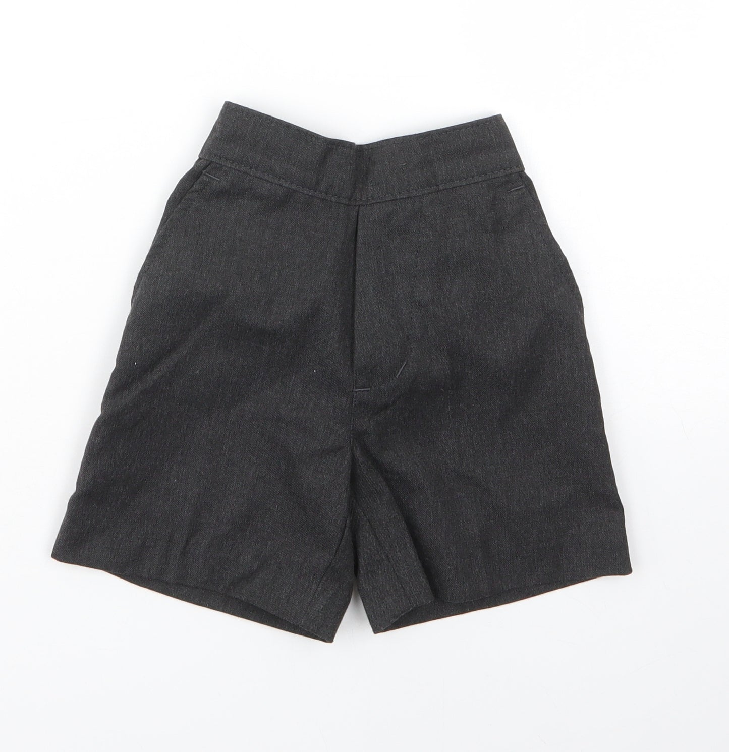 Preworn Boys Grey  Polyester Chino Shorts Size 3-4 Years  Regular  - School