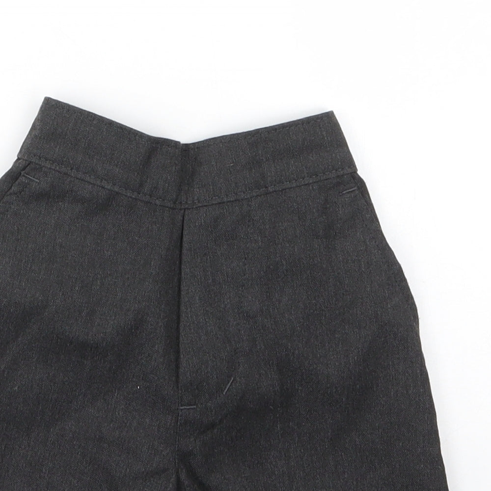 Preworn Boys Grey  Polyester Chino Shorts Size 3-4 Years  Regular  - School
