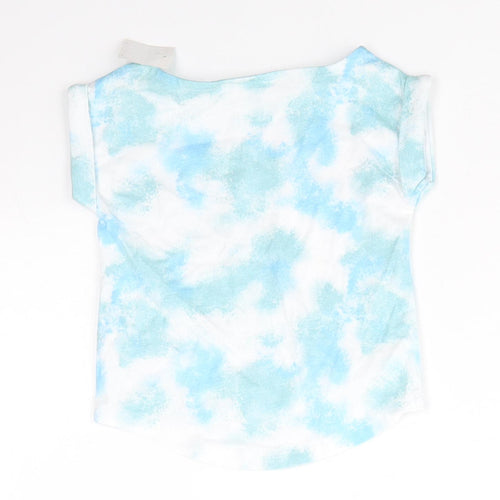 M&Co Baby Blue  100% Cotton Camisole Blouse Size 9-12 Months Round Neck