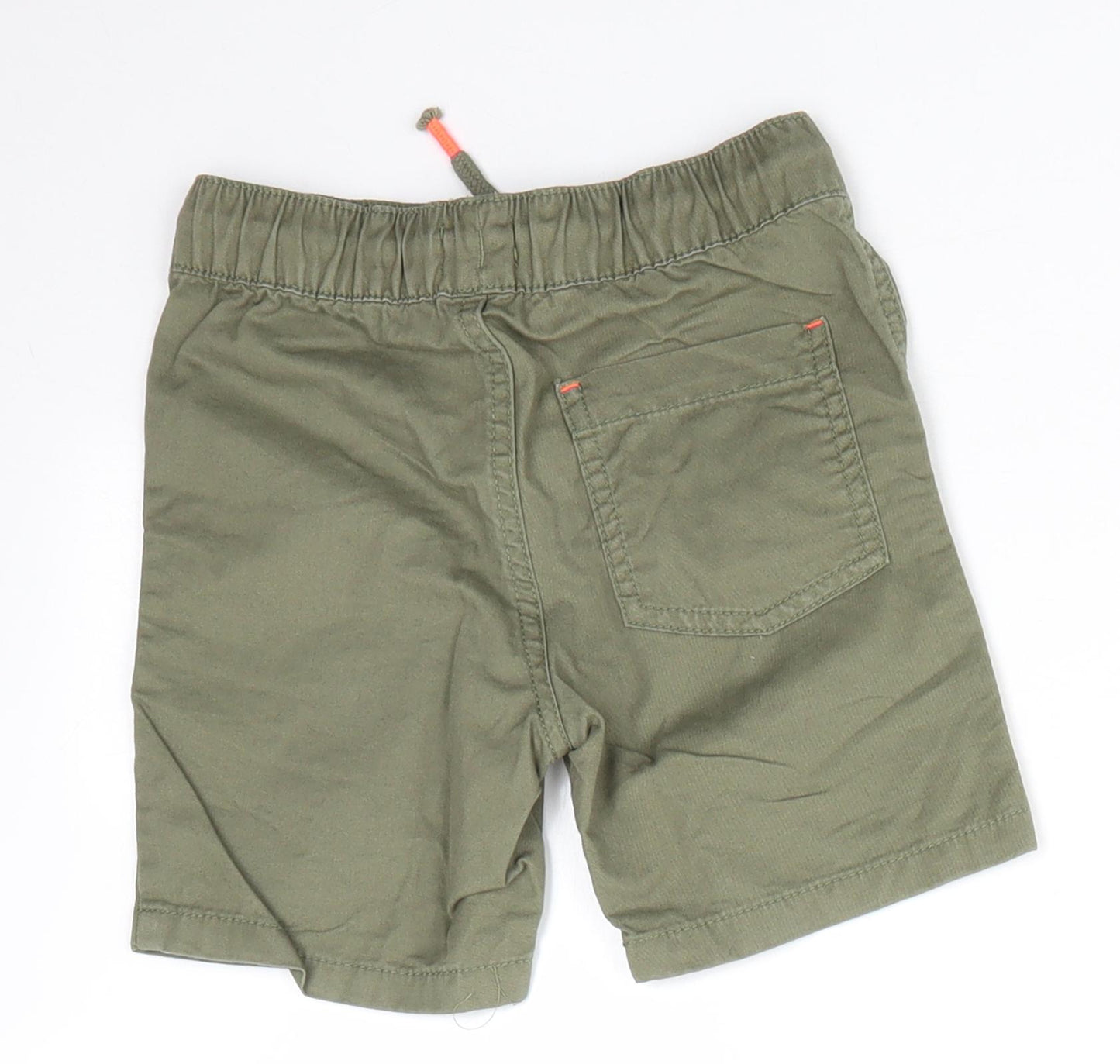F&F Boys Green  100% Cotton Sweat Shorts Size 3-4 Years  Regular