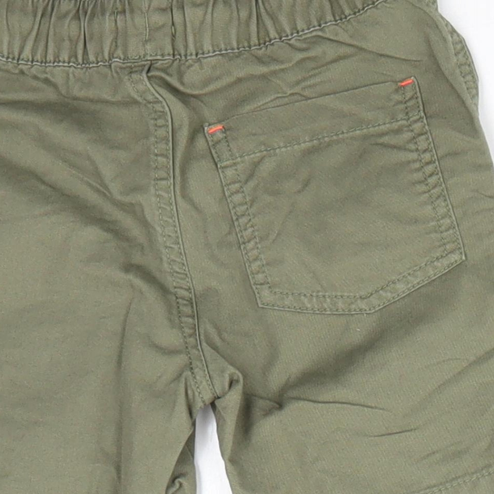 F&F Boys Green  100% Cotton Sweat Shorts Size 3-4 Years  Regular
