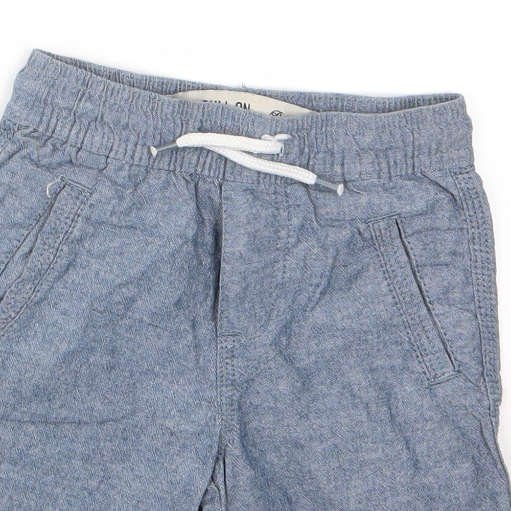 Primark Boys Blue  100% Cotton Sweat Shorts Size 2-3 Years  Regular