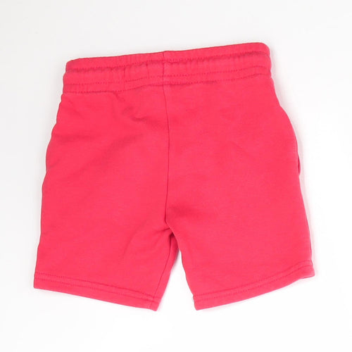 Primark Boys Red  Cotton Sweat Shorts Size 2 Years  Regular