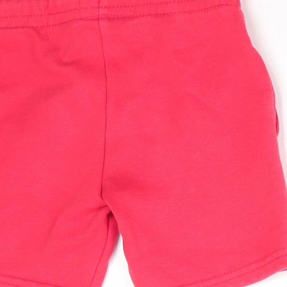 Primark Boys Red  Cotton Sweat Shorts Size 2 Years  Regular