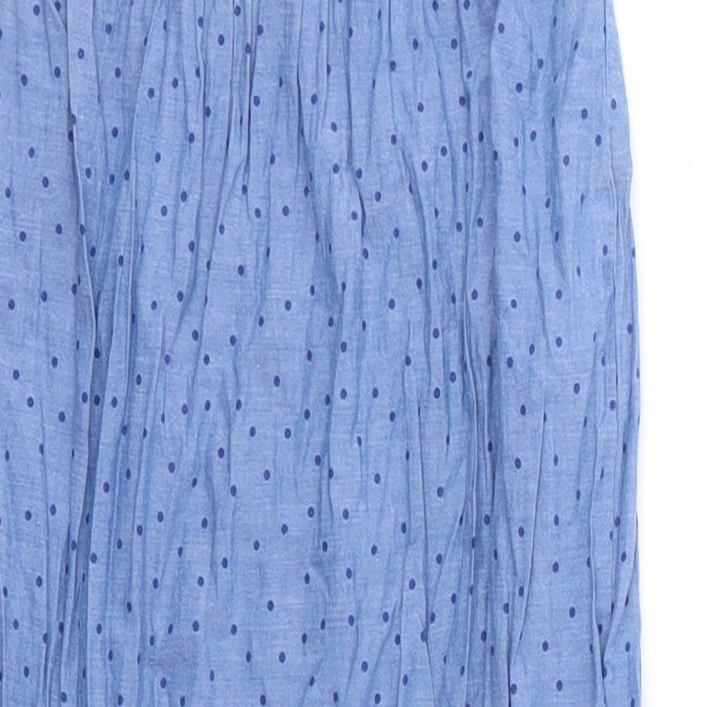 H&M Baby Blue Polka Dot 100% Cotton Babygrow One-Piece Size 18-24 Months