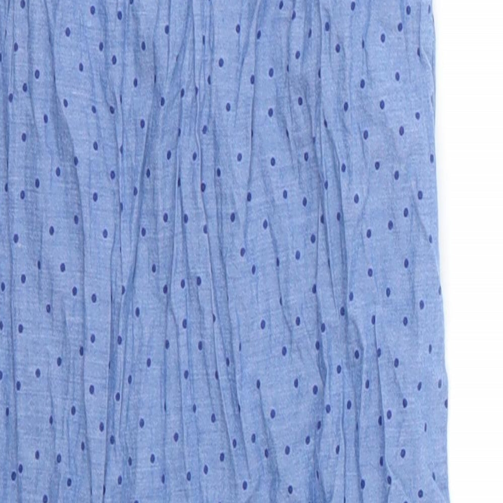 H&M Baby Blue Polka Dot 100% Cotton Babygrow One-Piece Size 18-24 Months