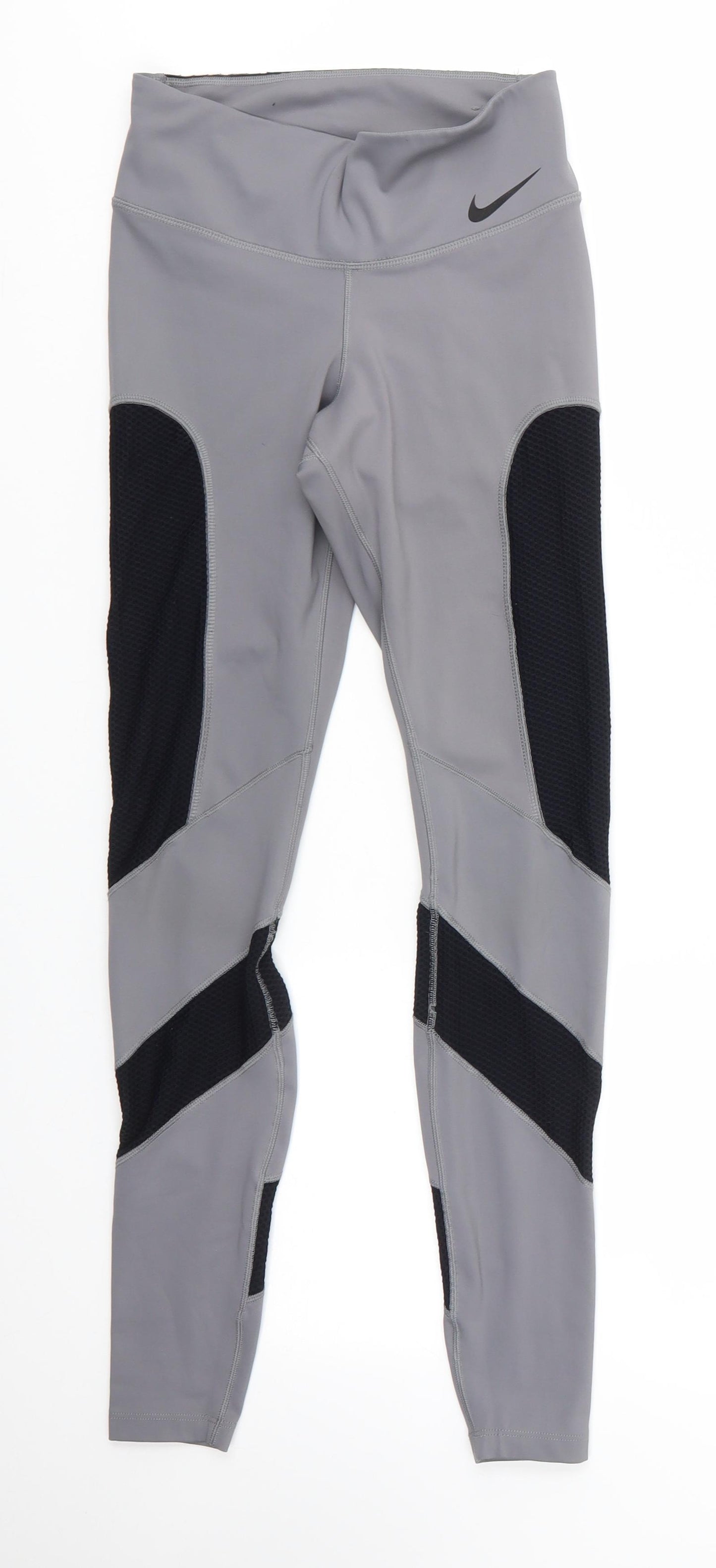 Nike Womens Grey  Polyester Jogger Leggings Size XS L27 in Regular