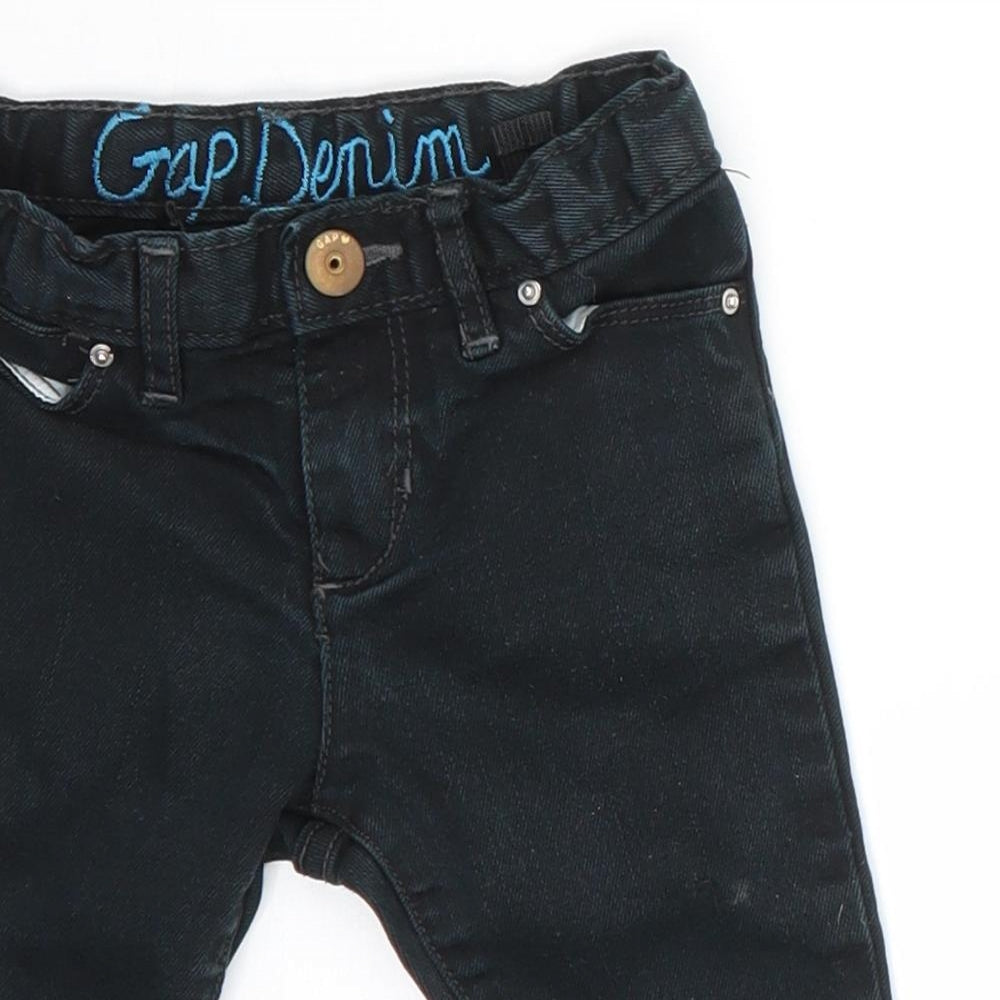 Gap Baby Black  Cotton Jogger Jeans Size 24 Months