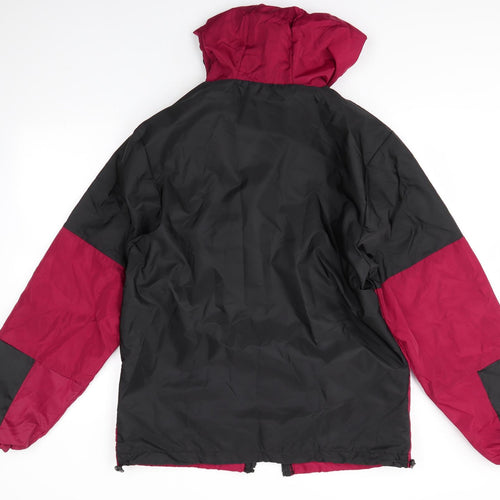 Boohoo MAN Mens Red   Rain Coat Coat Size S