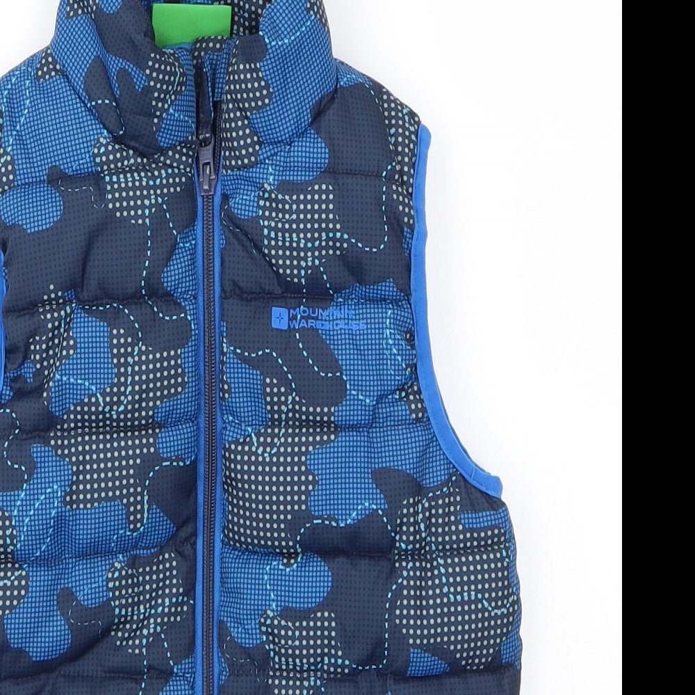 Mountain Warehouse Boys Blue   Gilet Coat Size 7-8 Years