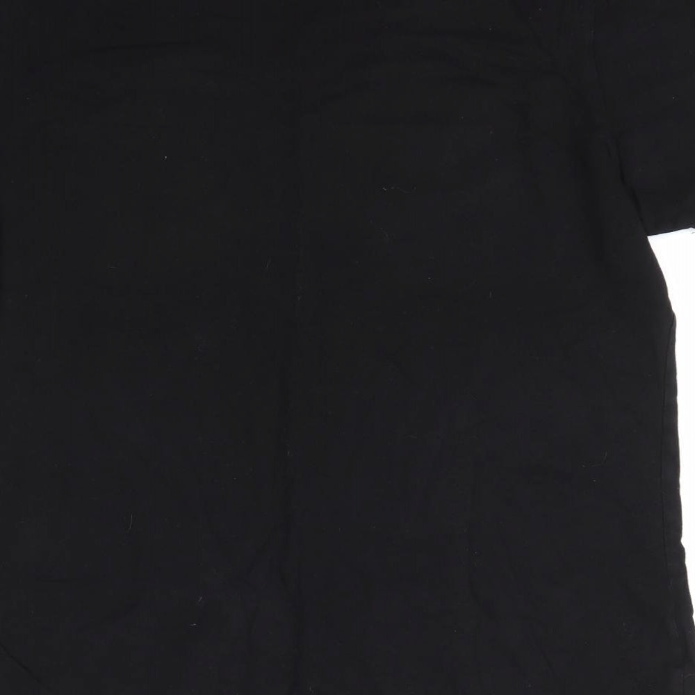 Primark Mens Black  Cotton  T-Shirt Size XL Round Neck  - Mickey Mouse