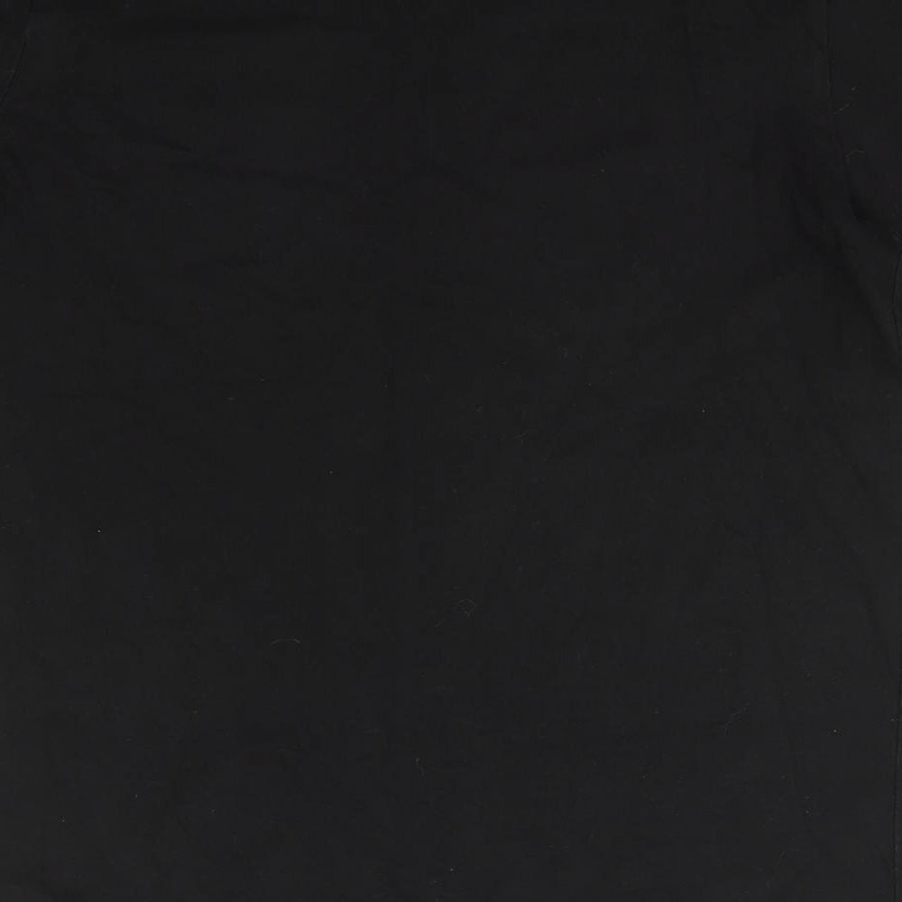 PUMA Boys Black  Cotton Basic T-Shirt Size 13-14 Years Round Neck