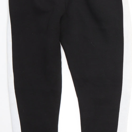 Boohoo MAN Mens Black  Cotton Jogger Trousers Size S L29 in Regular