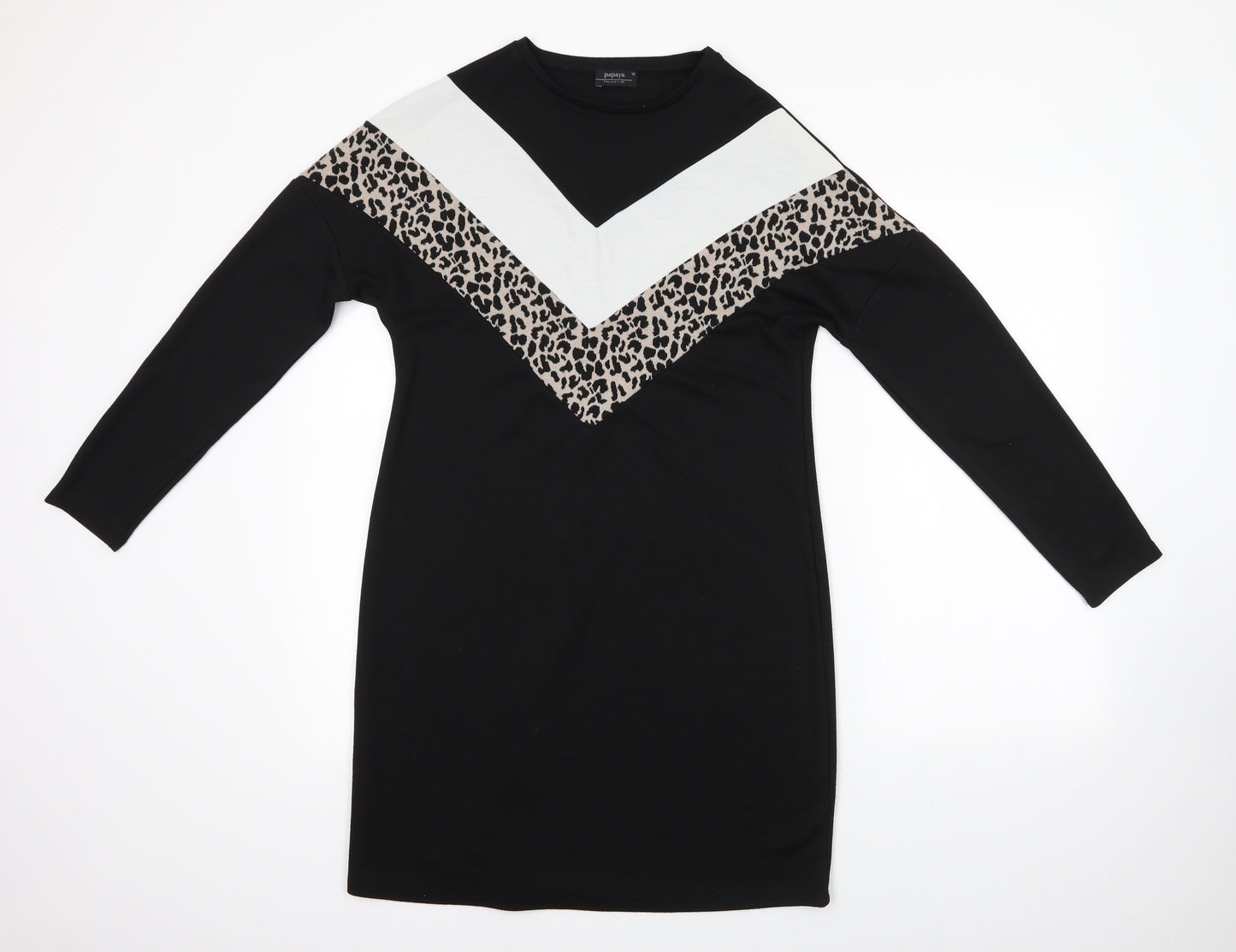 Matalan Womens Multicoloured  Cotton A-Line  Size 10  Round Neck
