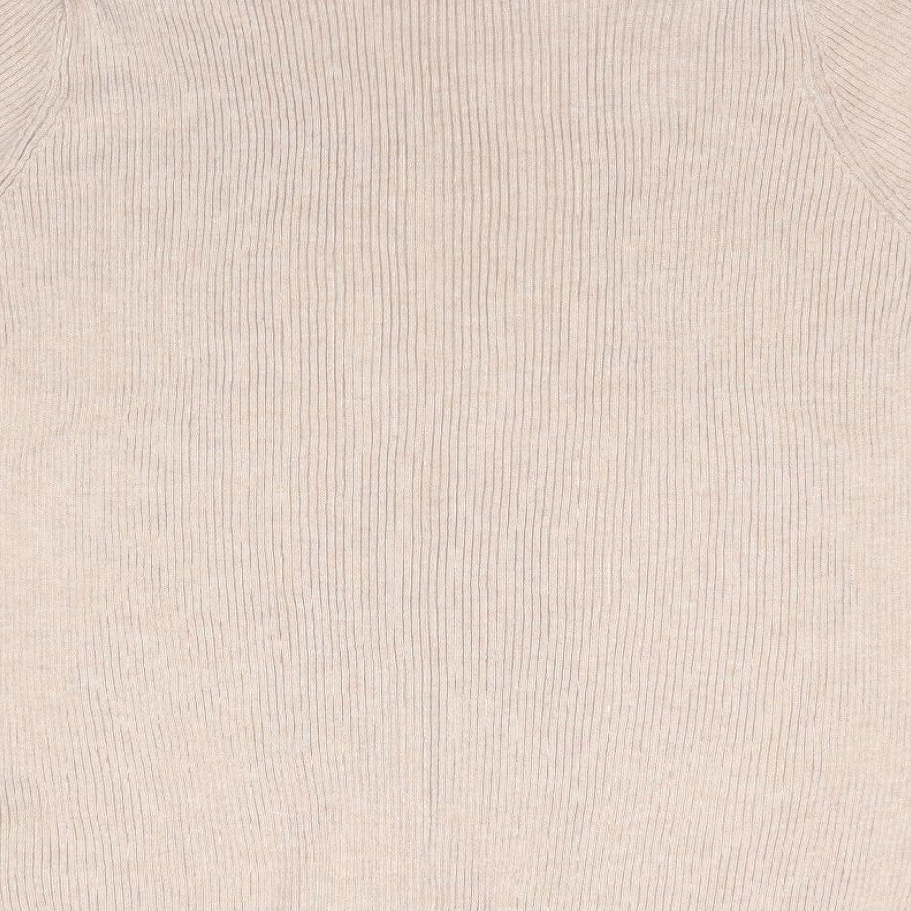 Dorothy Perkins Womens Brown Round Neck  Polyester Pullover Jumper Size 18