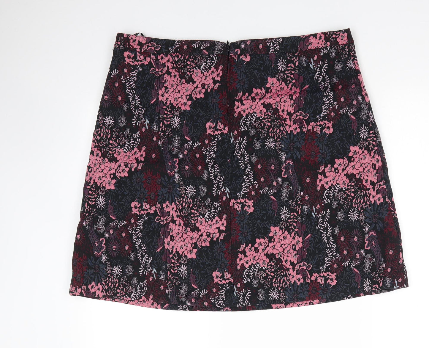 Dorothy Perkins Womens Multicoloured Floral Polyester A-Line Skirt Size 18    - Tapestry Look