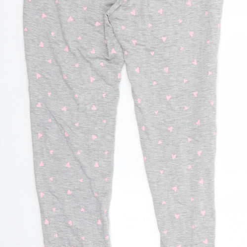 Cynthia Rowley Womens Grey Polka Dot Viscose Jogger Trousers Size XS L29 in Regular  - Sleepwear