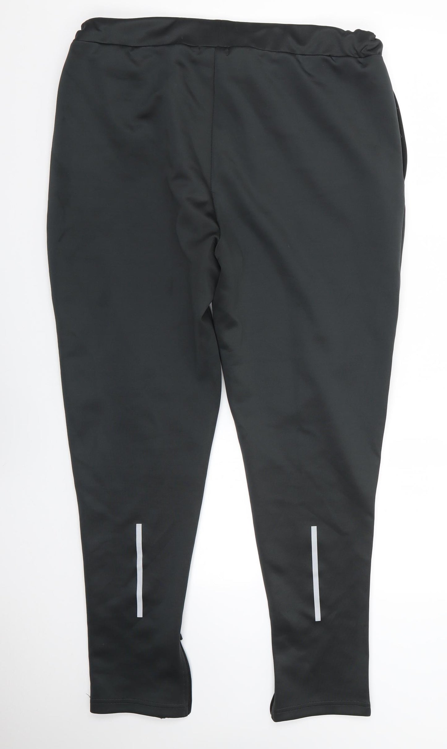 Boohoo MAN Mens Grey  Polyester Jogger Trousers Size 2XL L29 in Regular