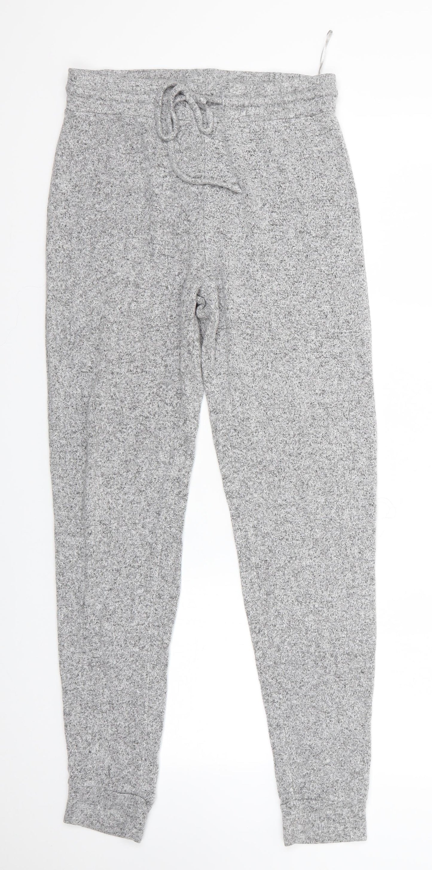 TU Womens Grey  Viscose Jogger Trousers Size 10 L30 in Regular  - Loungewear