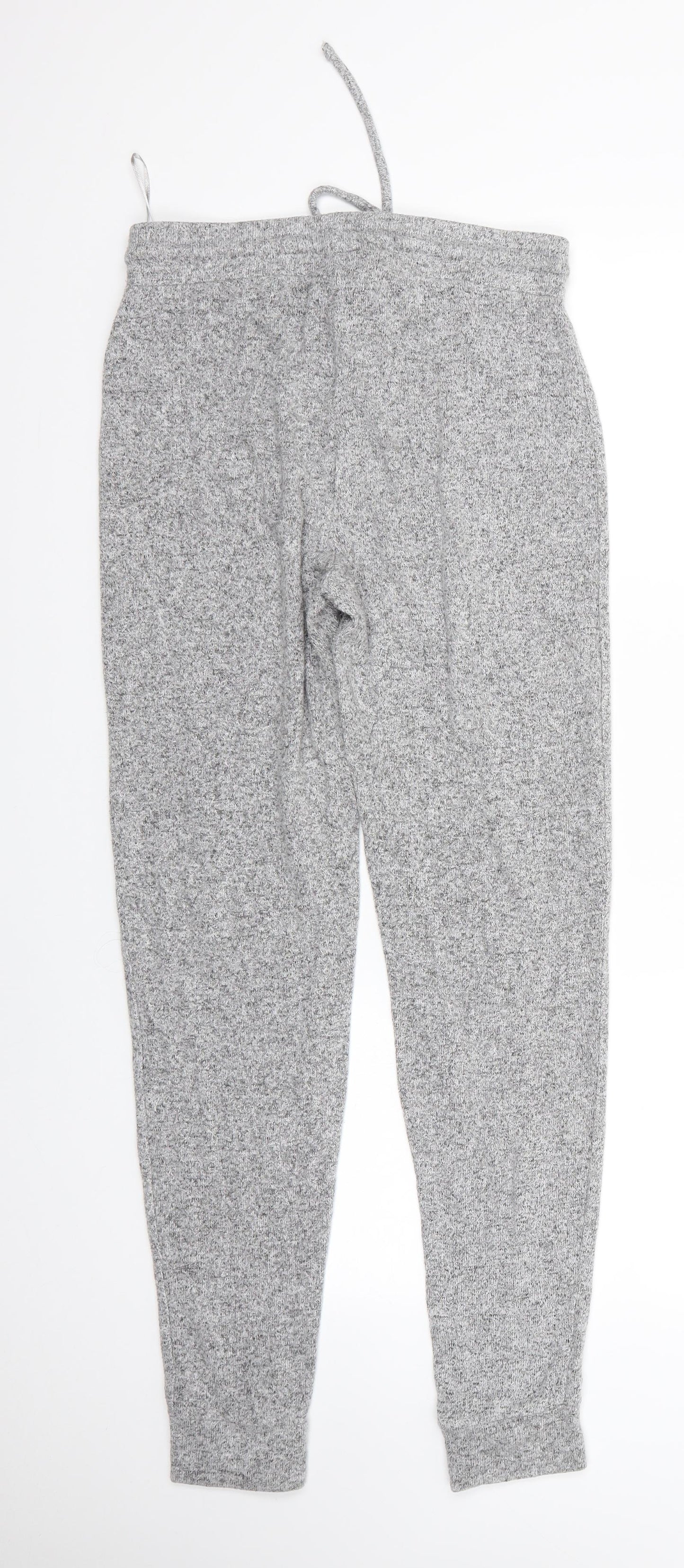 TU Womens Grey  Viscose Jogger Trousers Size 10 L30 in Regular  - Loungewear