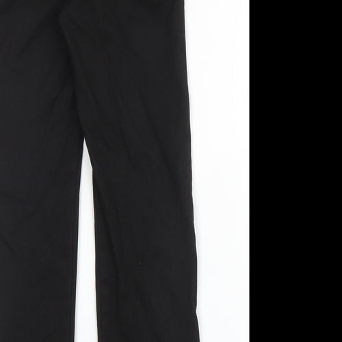F&F Boys Black  Viscose Carpenter Trousers Size 7 Years L20 in Regular Zip