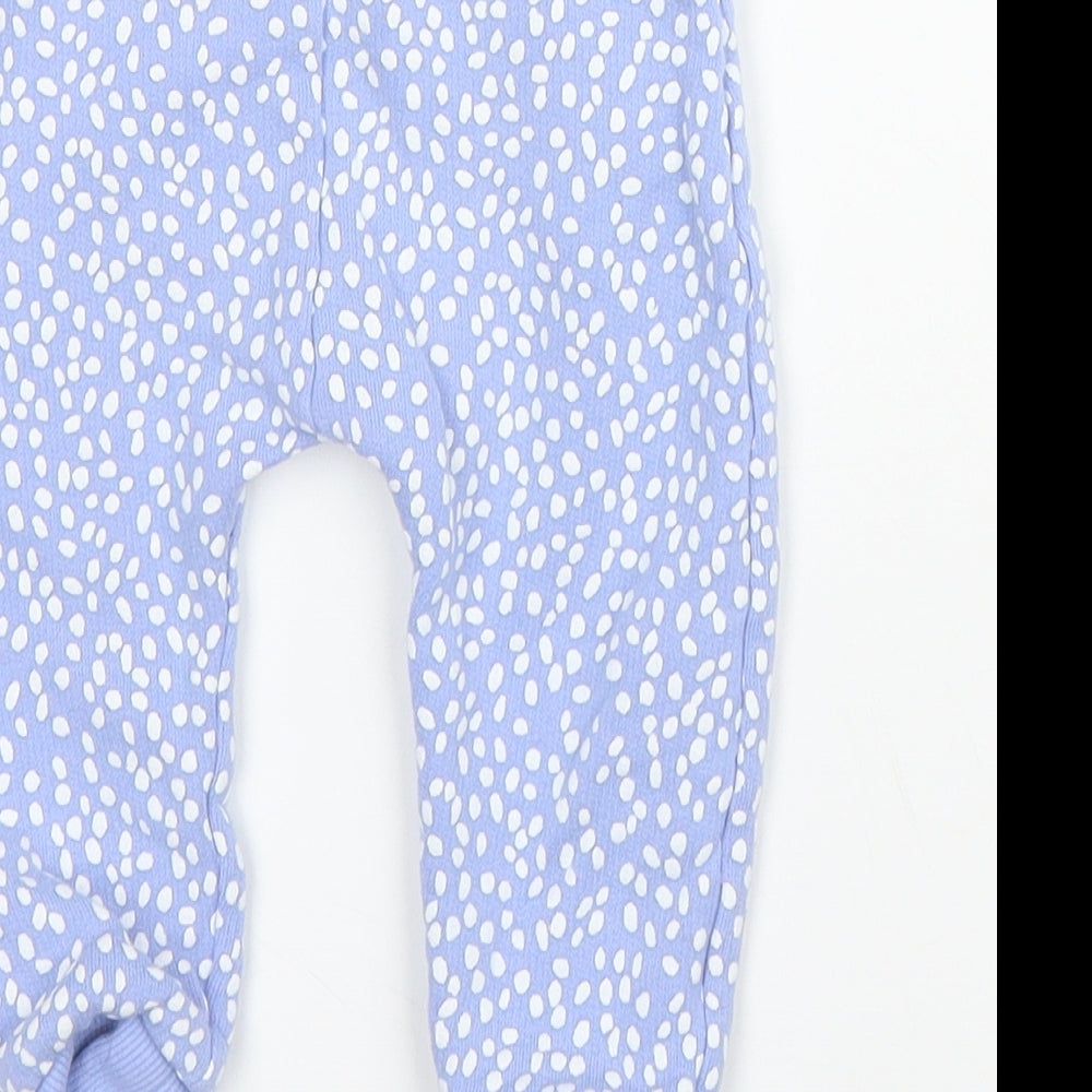 George Baby Blue  Cotton Capri Leggings Size 6-9 Months  Drawstring