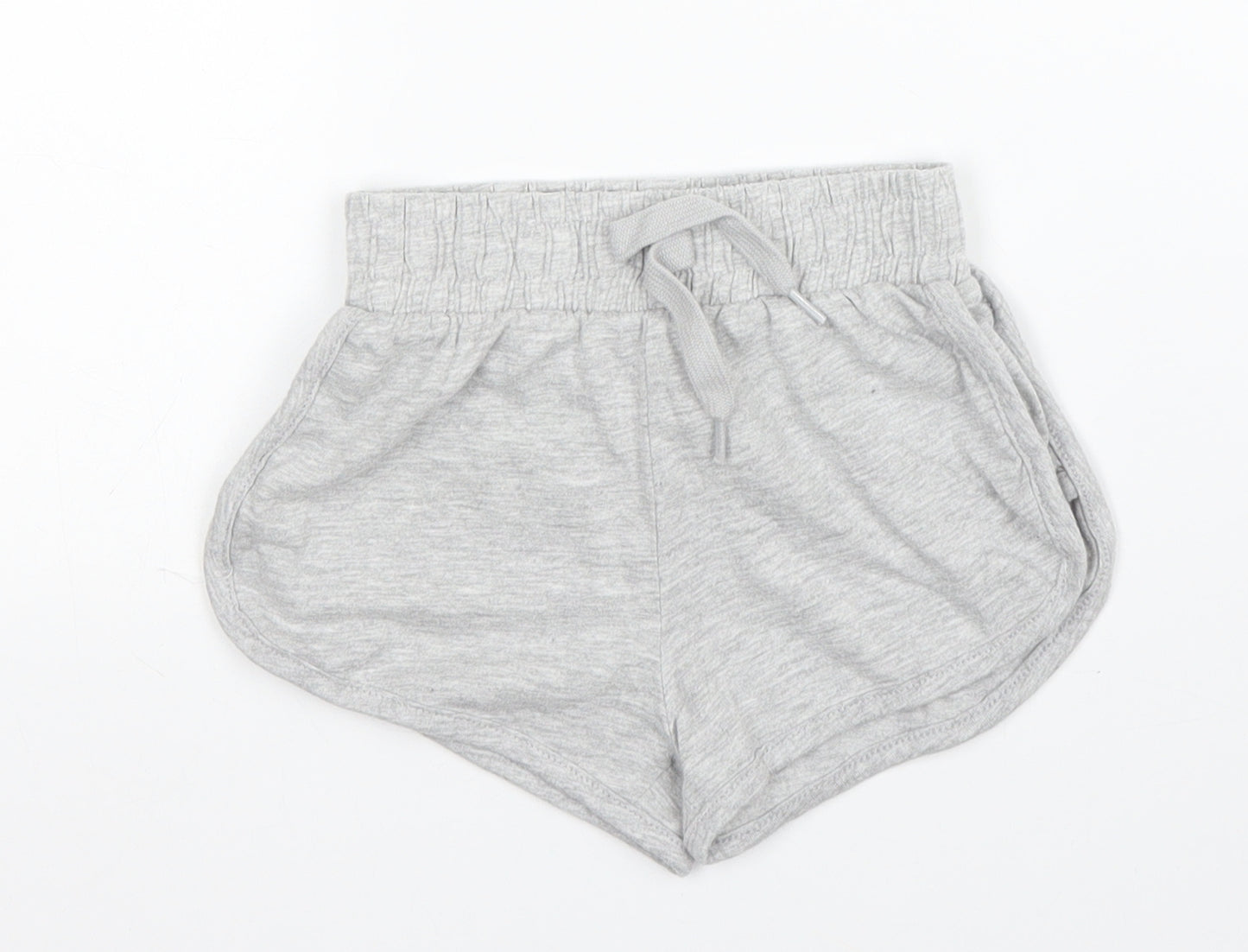 TU Girls Grey  Cotton Sweat Shorts Size 3 Years  Regular Drawstring