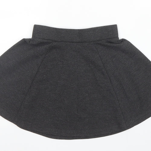 George Girls Grey  Viscose A-Line Skirt Size 3 Years  Regular