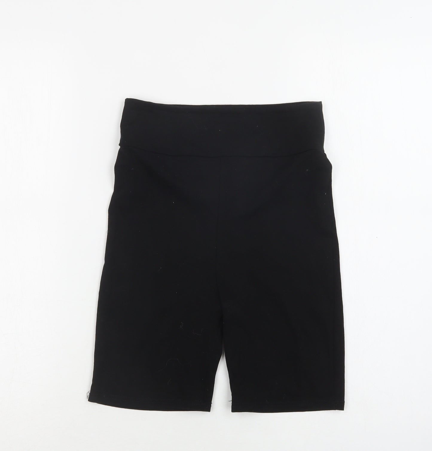 River Island Womens Black  Cotton Compression Shorts Size 8 L7 in Regular