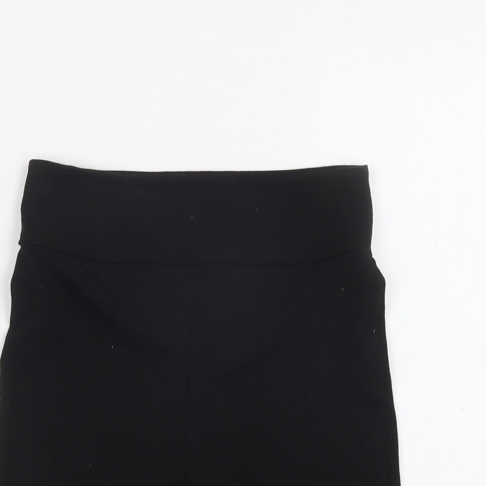 River Island Womens Black  Cotton Compression Shorts Size 8 L7 in Regular