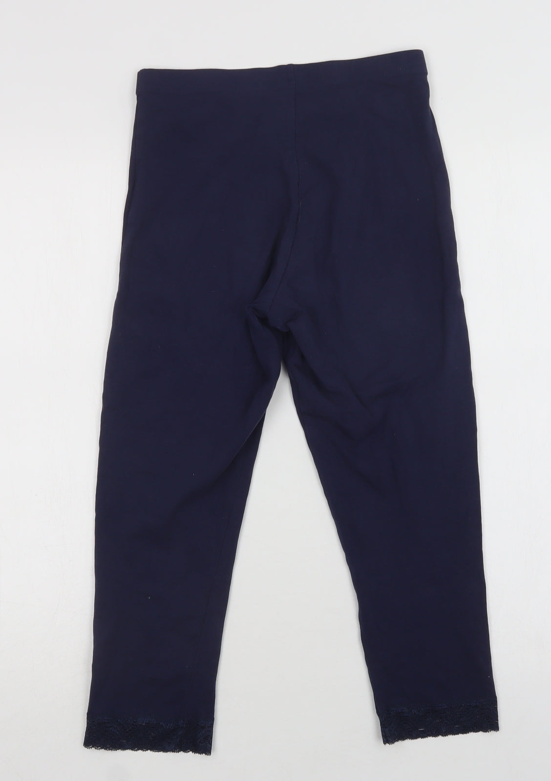 George Womens Blue  Cotton  Pyjama Pants Size 14   - Lace Detail