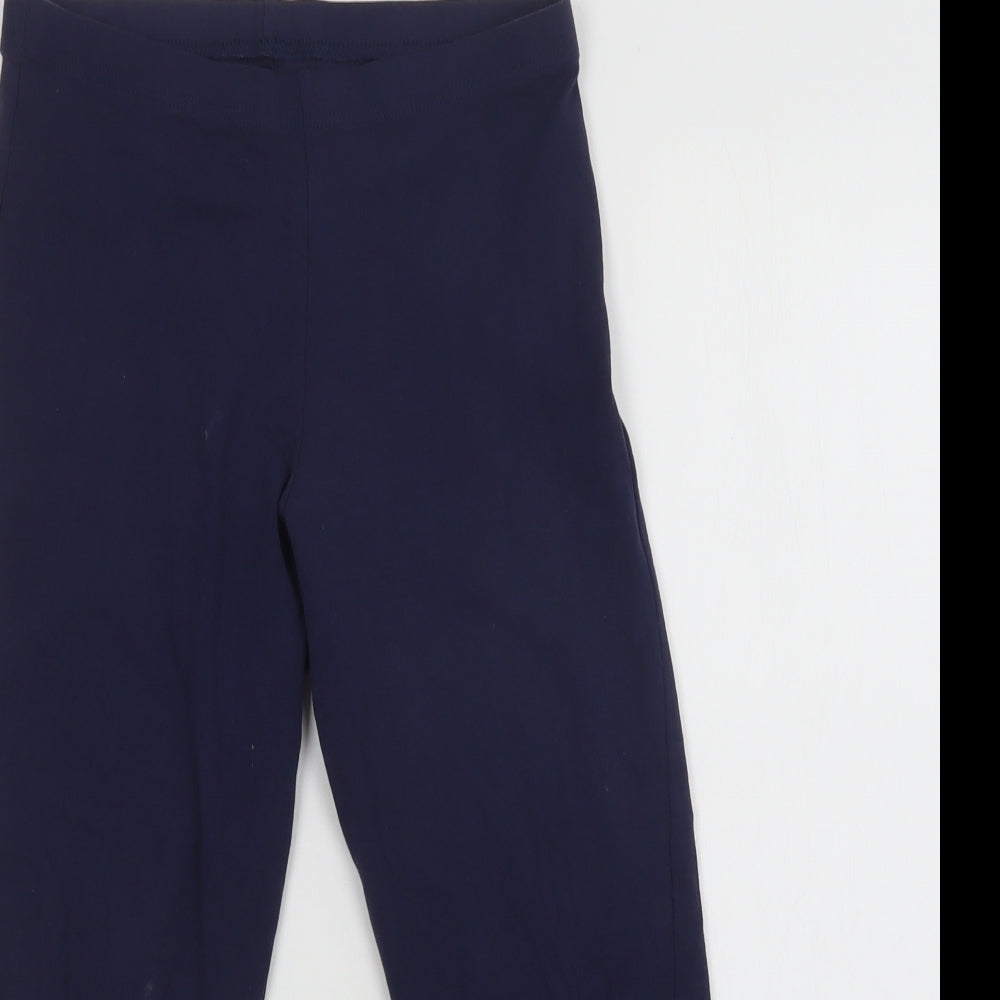 George Womens Blue  Cotton  Pyjama Pants Size 14   - Lace Detail