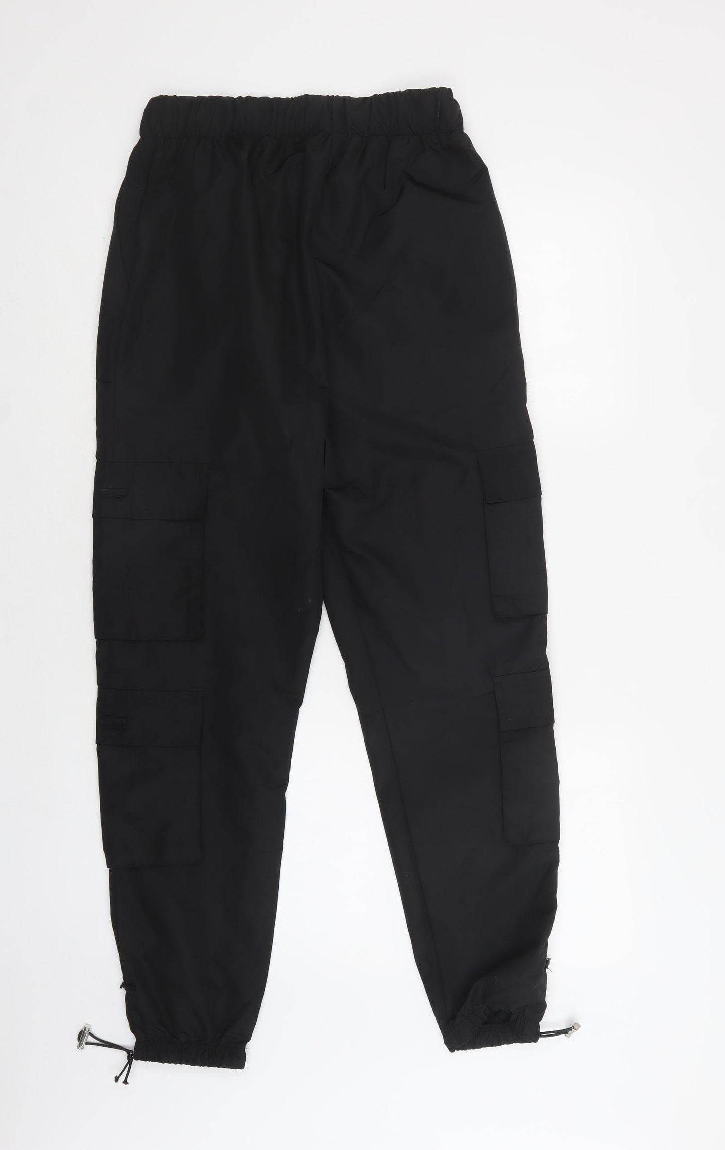 Boohoo Mens Multicoloured  Polyester Cargo Trousers Size S L30 in Regular Drawstring