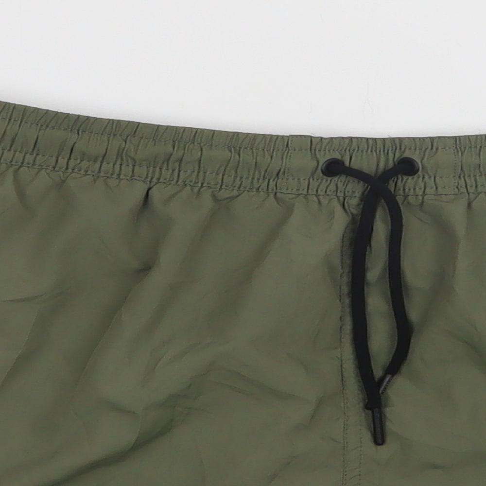 Gym King Womens Green  Polyester Utility Shorts Size L L4 in Regular Drawstring