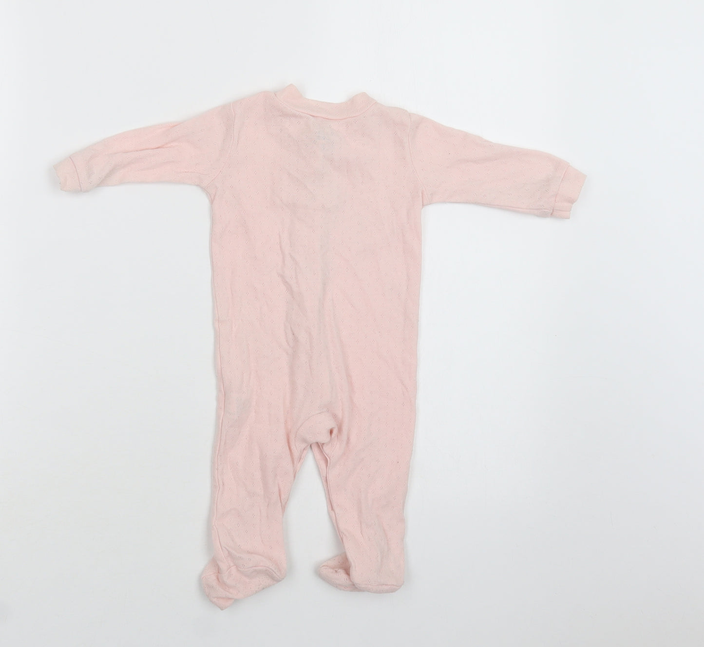 Chick Pea Baby Pink  Cotton Babygrow One-Piece Size 3-6 Months  Snap