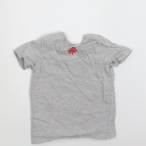 George Baby Green  Cotton Basic T-Shirt Size 6-9 Months Crew Neck Snap - Harry Potter