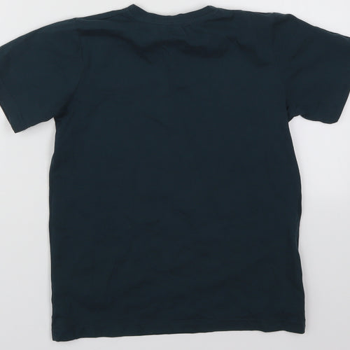 Rapuni Boys Blue  Cotton Basic T-Shirt Size 9-10 Years Crew Neck Pullover - Let's Go Live Class of 2020-2021 with Maddie and Greg