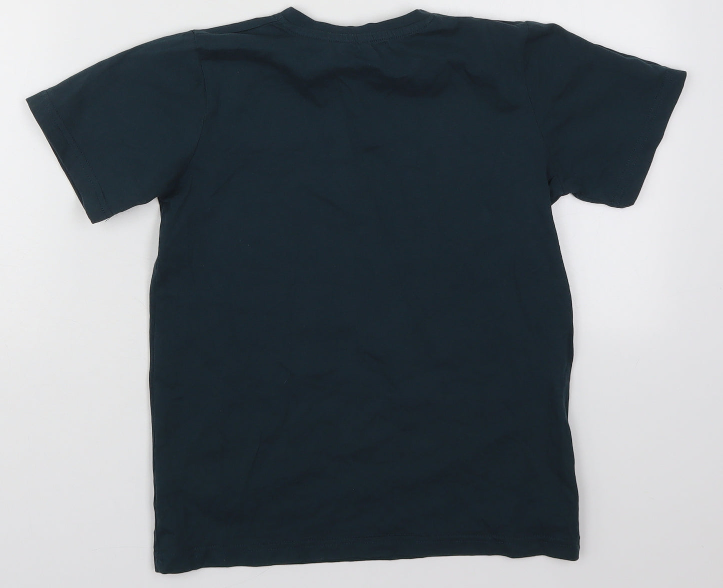 Rapuni Boys Blue  Cotton Basic T-Shirt Size 9-10 Years Crew Neck Pullover - Let's Go Live Class of 2020-2021 with Maddie and Greg