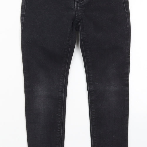 Gap Girls Black  Cotton Skinny Jeans Size 6 Years  Regular Button