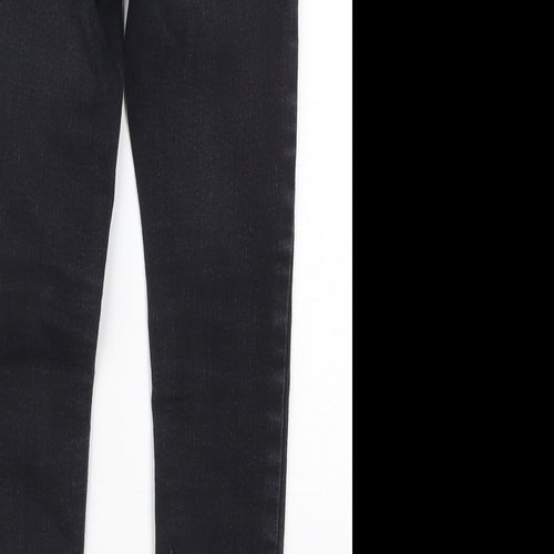 Gap Girls Black  Cotton Skinny Jeans Size 6 Years  Regular Button