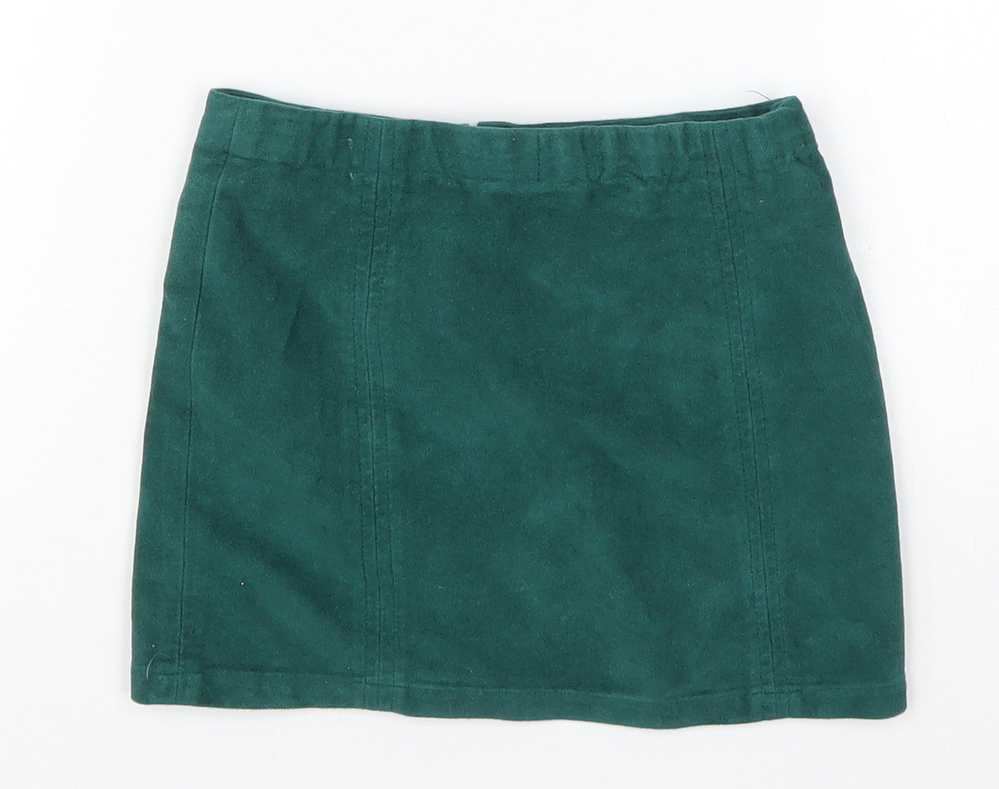 NEXT Girls Green  Polyester A-Line Skirt Size 5 Years  Regular Button