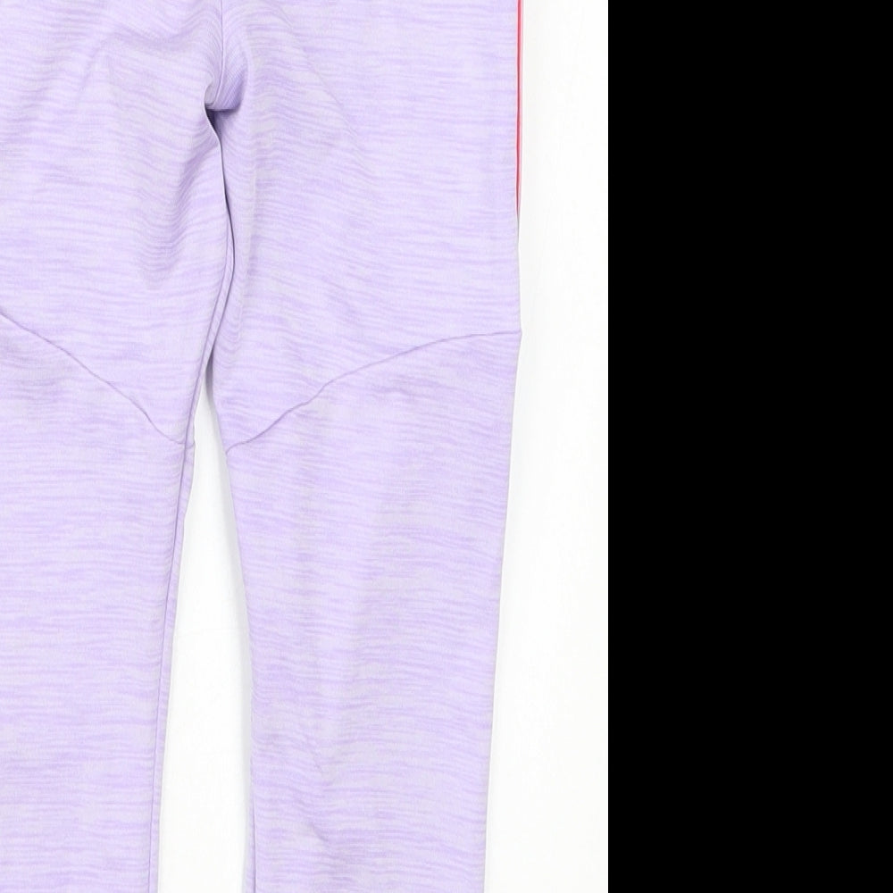 Nike Girls Purple  Polyester Sweatpants Trousers Size 3-4 Years  Regular