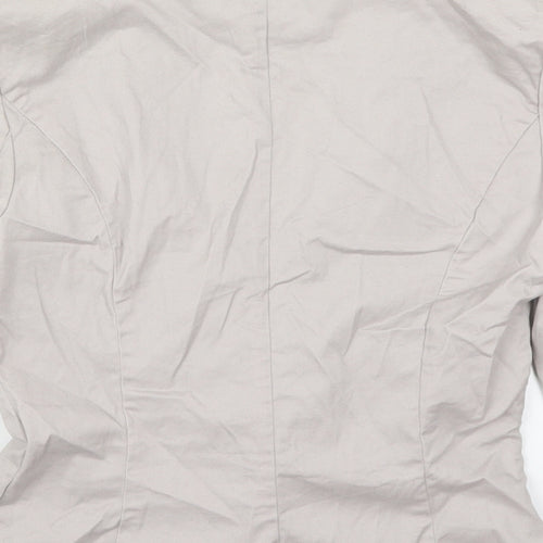 Waehouse Womens Grey   Jacket  Size 8  Button