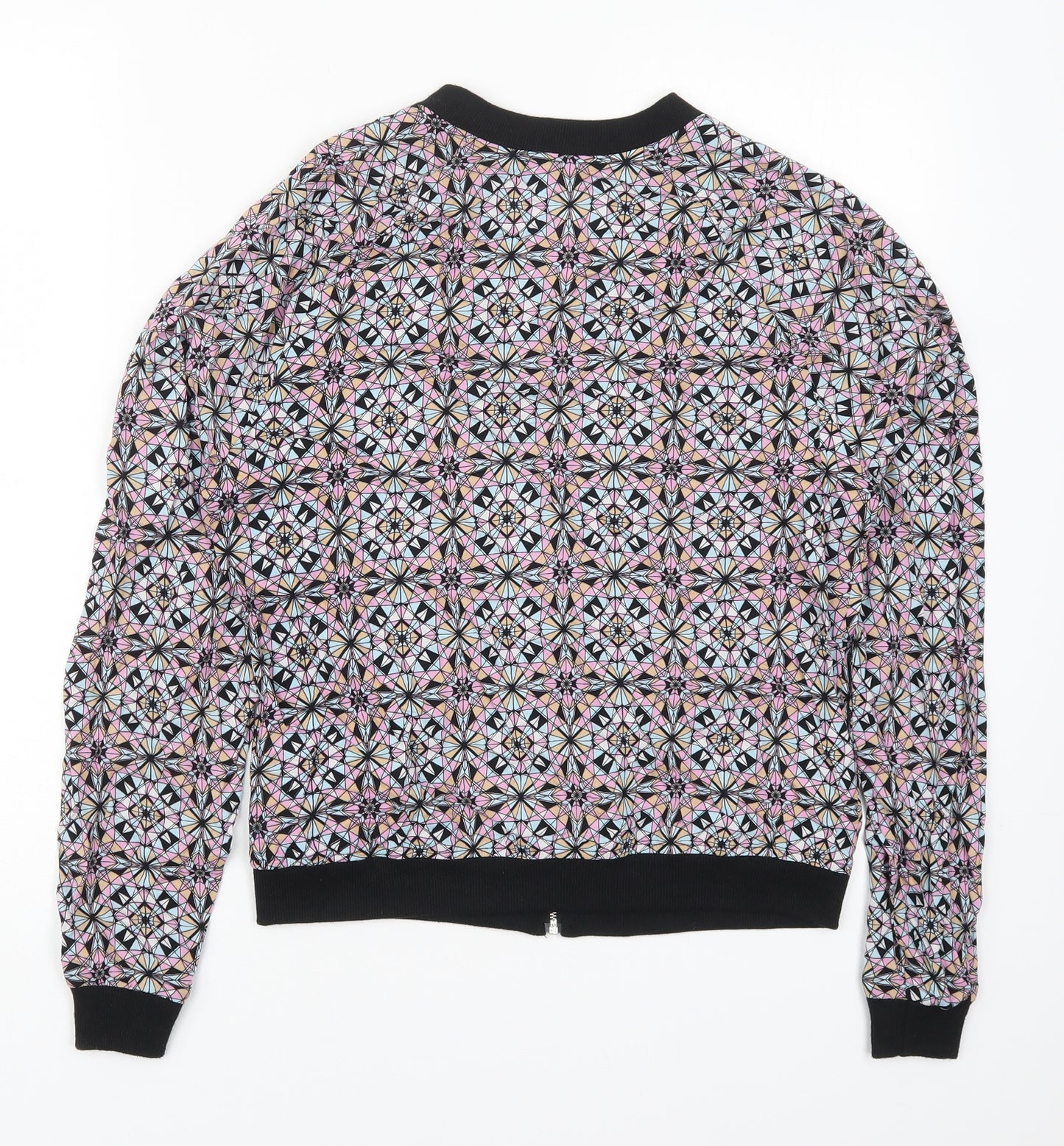 Select Womens Multicoloured Geometric  Jacket  Size 12  Zip