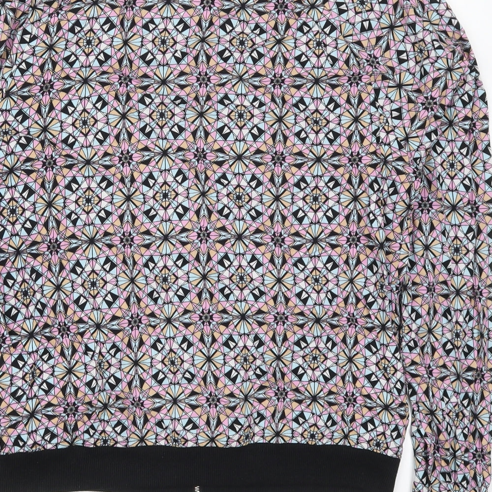 Select Womens Multicoloured Geometric  Jacket  Size 12  Zip