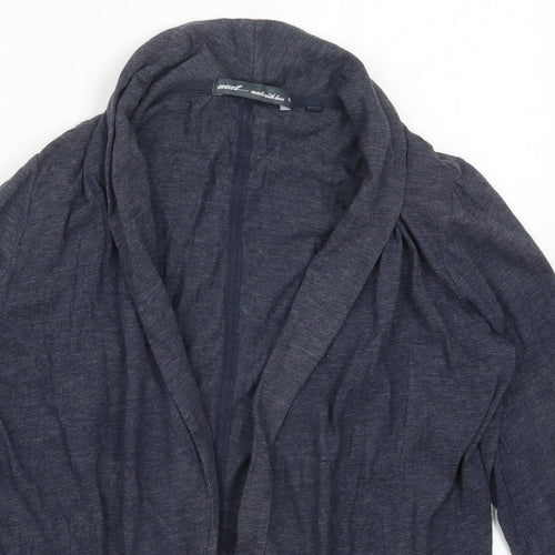 NEXT Womens Blue V-Neck  Cotton Cardigan Jumper Size 10