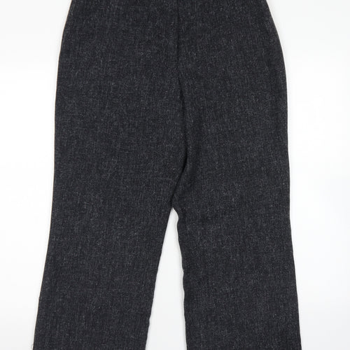 Suzie J Womens Grey  Polyester Dress Pants Trousers Size 16 L26 in Regular Zip