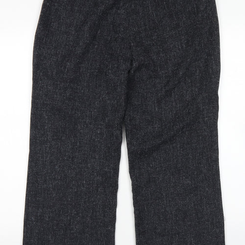Suzie J Womens Grey  Polyester Dress Pants Trousers Size 16 L26 in Regular Zip