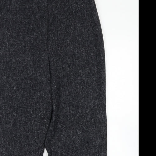 Suzie J Womens Grey  Polyester Dress Pants Trousers Size 16 L26 in Regular Zip