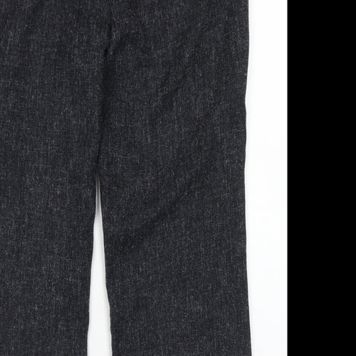 Suzie J Womens Grey  Polyester Dress Pants Trousers Size 16 L26 in Regular Zip